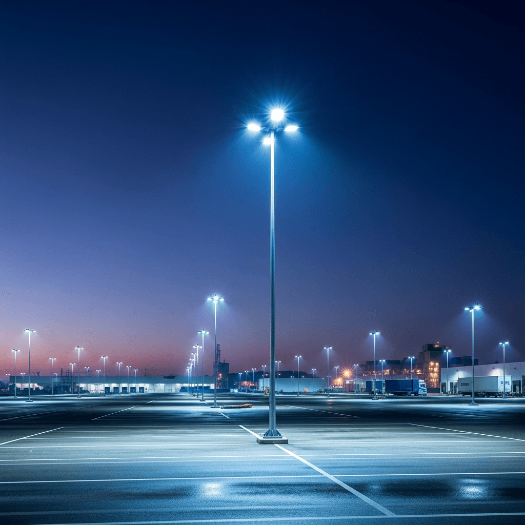 Como um Laudo Luminotécnico Garante Conformidade e Otimiza a Iluminação em Áreas Externas Industriais?