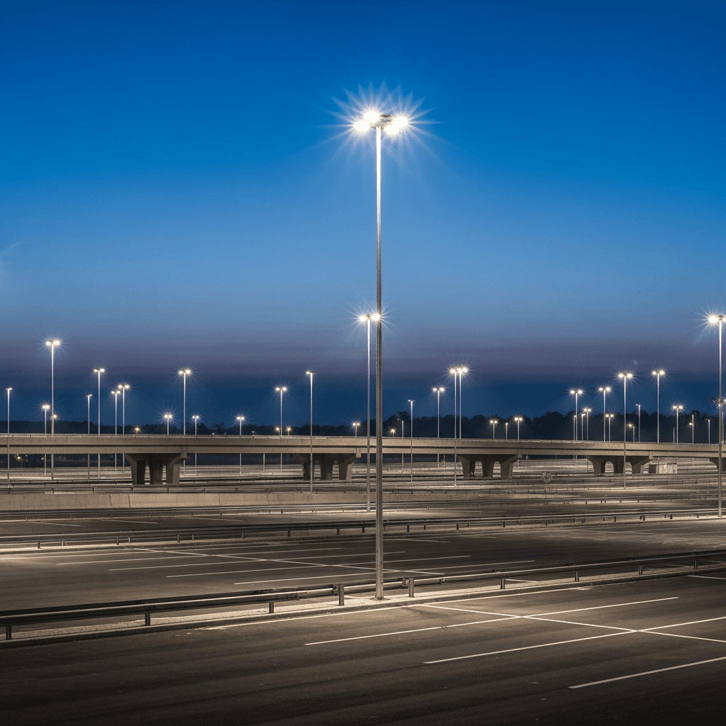 Como Garantir a Uniformidade e o Controle do Ofuscamento em Projetos de Iluminação Externa para Rodovias e Estacionamentos, Segundo a NBR 5101 e o Dialux Evo?